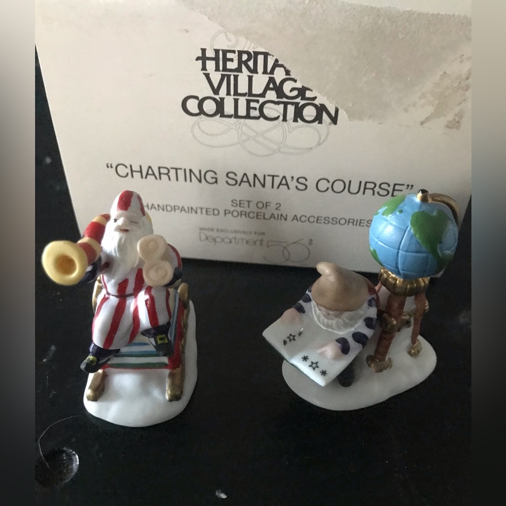 Department 56- “Charting Santa’s Course”